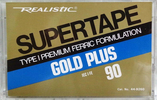 Compact Cassette: Realistic SUPERTAPE - Gold Plus 90