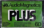 Compact Cassette:  Audio Magnetics - Plus 60