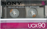 Compact Cassette Sony UCX 90 Type II Chrome 1985 Europe