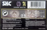 Compact Cassette: Sunkyong Magnetic Limited (SKM) SKC - CD 74