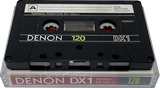 Compact Cassette Denon DX1 120 Type I Normal 1978 Japan