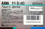 Compact Cassette: FUJI AXIA - PS-IIs 60