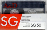 Compact Cassette: Mitsubishi A&D - SG 50