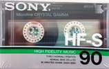 Compact Cassette Sony HF-S 90 Type I Normal 1986 USA