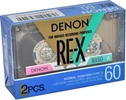 2 pack Denon RE-X 60 Type I Normal 1987 Japan