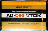 Compact Cassette: TDK  - Audua 60