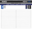 Compact Cassette: RAKS  - HD-XI 90