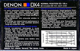 Compact Cassette: Nippon Columbia / Denon Denon - DX4 60