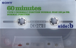 Compact Cassette: Sony  - CDix I 60