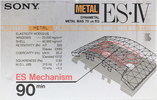 Compact Cassette: Sony  - Metal ES-IV 90