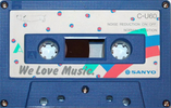 Compact Cassette:  Sanyo - We Love Music 60