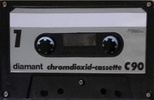 Compact Cassette ABM 90 "Diamant" Type II Chrome Europe