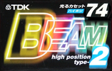 Compact Cassette: TDK  - Beam 2 74