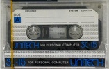 Compact Cassette Unitech 15 "SC-15" Computer Cassette Japan