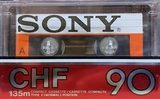 Compact Cassette Sony CHF 90 Type I Normal 1981 North America