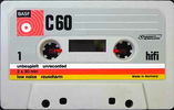 Compact Cassette: BASF  -  60