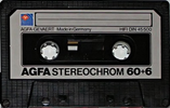 Compact Cassette: AGFA  - Stereochrom 60+6