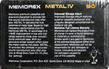 Compact Cassette: Memorex  - Metal IV 90