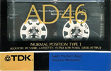 Compact Cassette: TDK  - AD 46