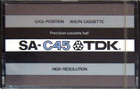 Compact Cassette: TDK  - SA 45