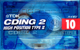 Compact Cassette: TDK  - CDing 2 10