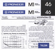 Compact Cassette:  Pioneer - M1 46