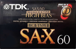 Compact Cassette: TDK  - SA-X 60