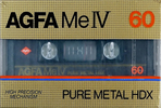 Compact Cassette: AGFA  - Pure Metal HDX 60