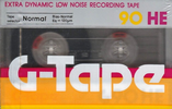 Compact Cassette: Unknown G-Tape -  90