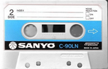 Compact Cassette:  Sanyo -  90