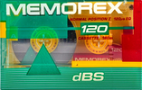 Compact Cassette: Memorex  - dBS 120