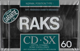 Compact Cassette: RAKS  - CD-SX 60