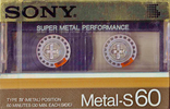 Compact Cassette: Sony  - Metal-S 60