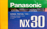 Compact Cassette: TDK Panasonic - NX 30