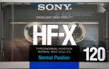 Compact Cassette: Sony  - HF-X 120