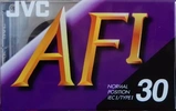 Compact Cassette JVC AFI 30 "AF1-30B" Type I Normal 1992 North America