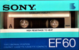 Compact Cassette: Sony  - EF 60