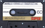 Compact Cassette:  Audio Magnetics - Super 60