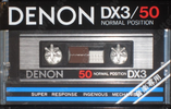 Compact Cassette: Nippon Columbia / Denon Denon - DX3 50