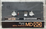 Compact Cassette:  Kenwood - MD 90