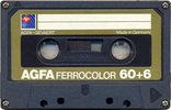 Compact Cassette: AGFA  - Ferrocolor 60+6