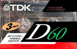 3 pack: TDK  - D 60