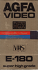 VHS, Video Home System AGFA Super HGX 180 Type I Normal 1982 Europe