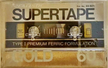 Compact Cassette: Radio Shack SUPERTAPE - Gold 60