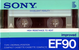 Compact Cassette: Sony  - EF 90