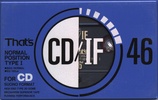 Compact Cassette Thats CD-IF 46 Type I Normal 1991 Japan