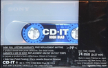 Compact Cassette: Sony  - CD-IT 74