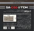 Compact Cassette: TDK  - SA 60