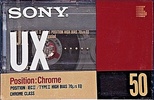 Compact Cassette Sony UX 50 Type II Chrome 1990 Europe