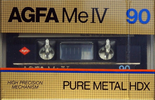 Compact Cassette: AGFA  - Pure Metal HDX 90